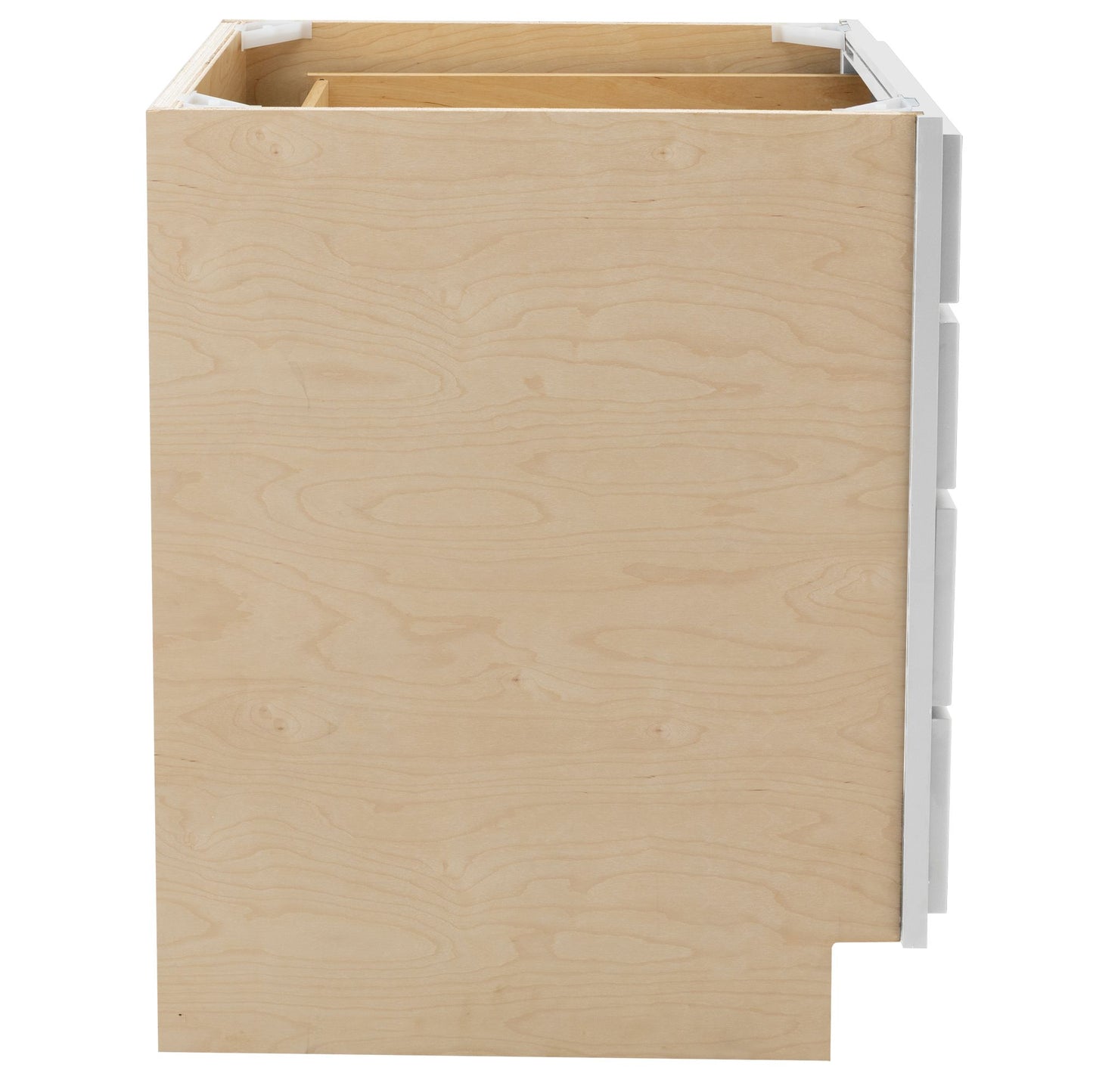 4 Drawer Kitchen Cabinet Pure White Base Cabinet