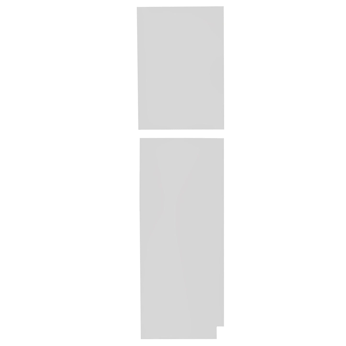 Left and Right Pantry End Panel Pure White