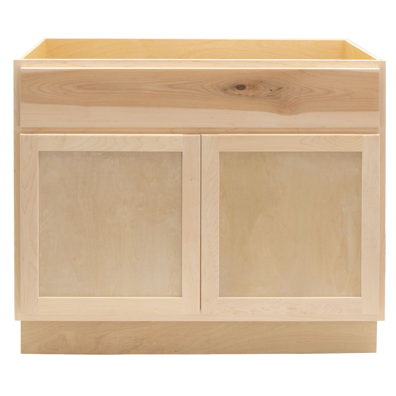 Sink Base Kitchen Cabinet Raw Maple Base Cabinet