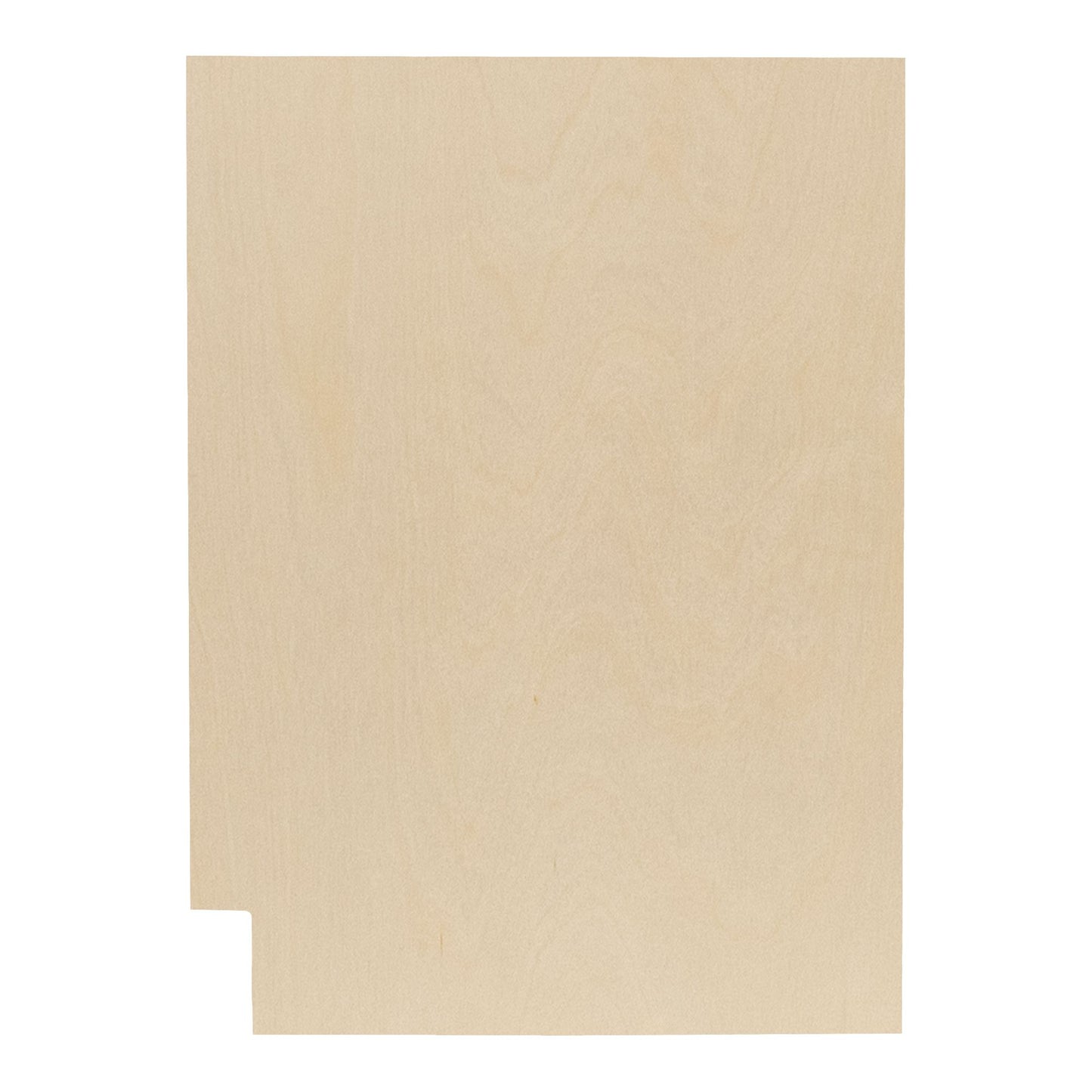Left and Right Base Cabinet End Panel Raw Maple