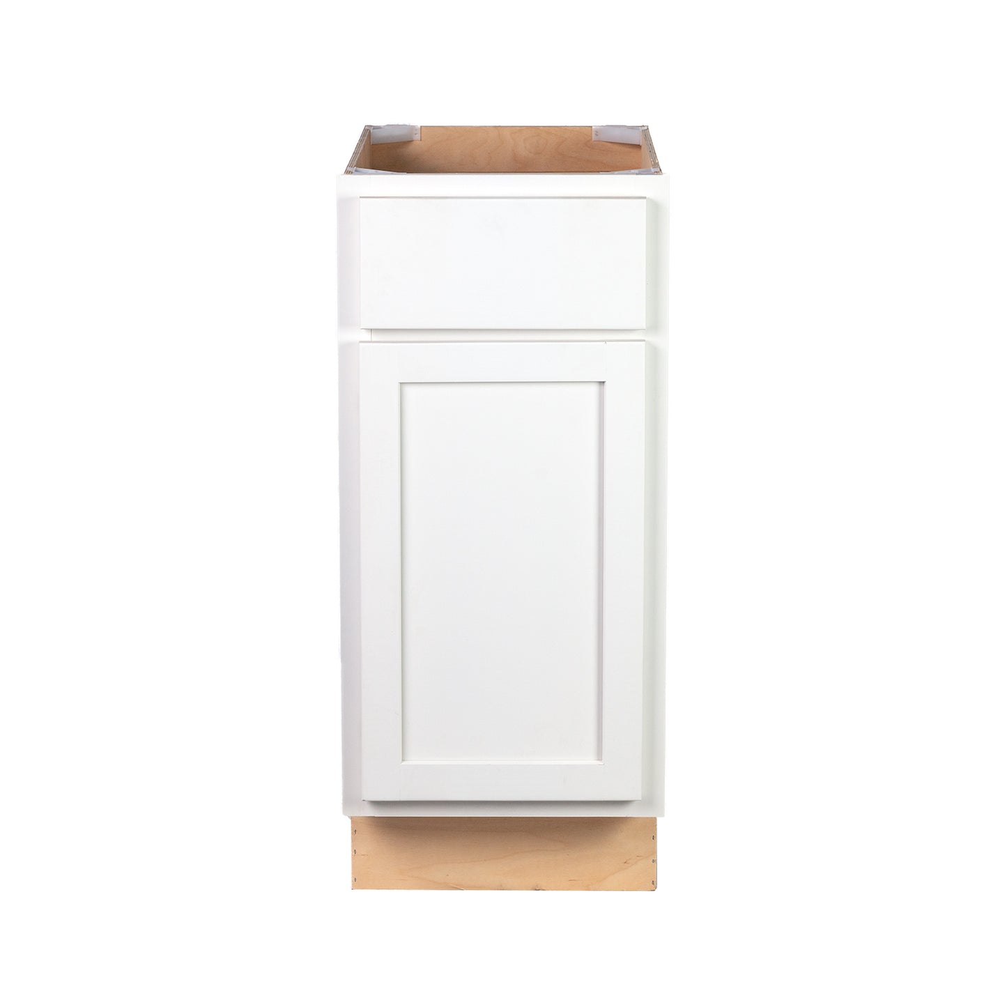 Quicklock RTA (Ready-to-Assemble) Pure White Base Cabinet | 12"Wx34.5"Hx24"D