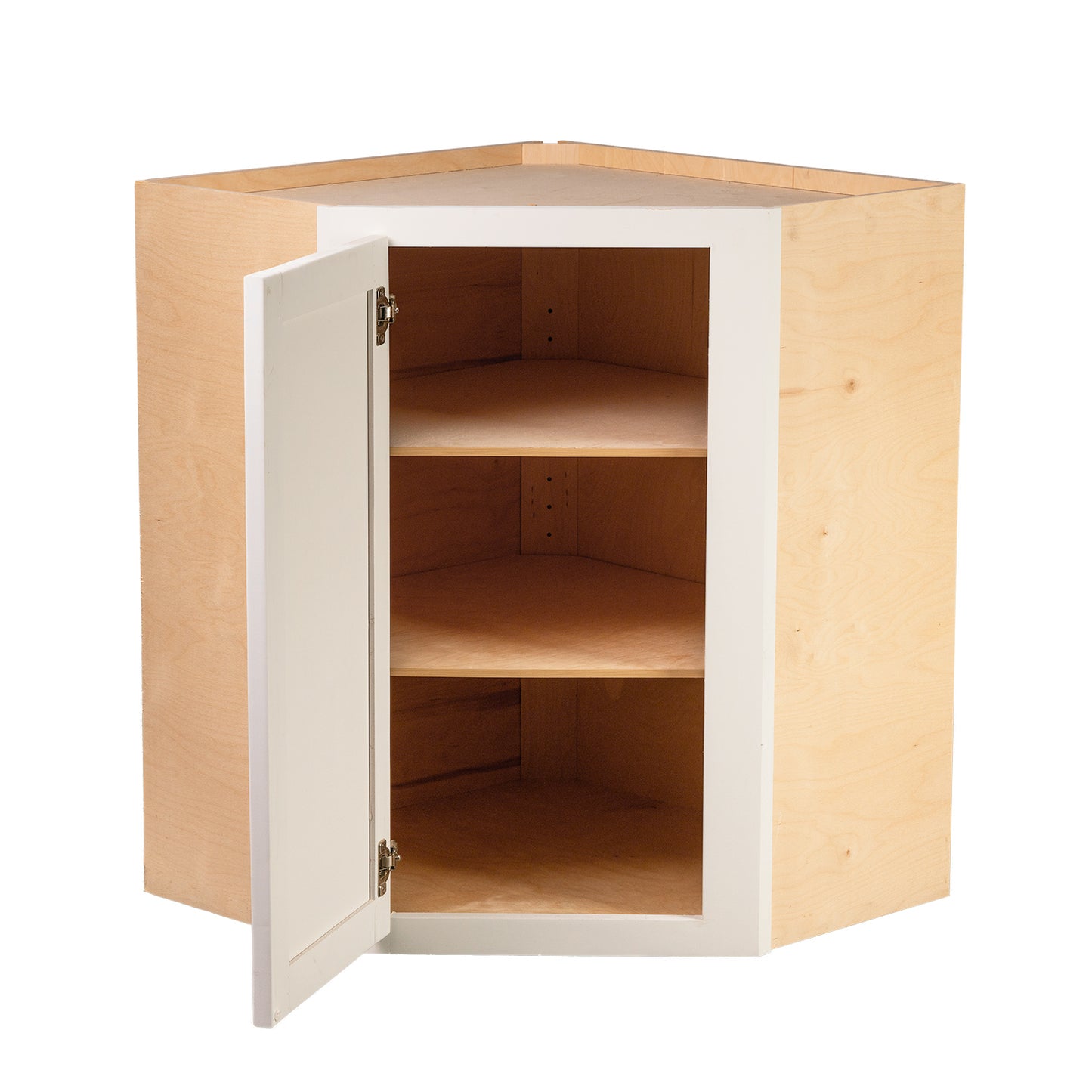 Quicklock RTA (Ready-to-Assemble) Pure White 24"WX30"HX12"D Wall Corner Cabinet