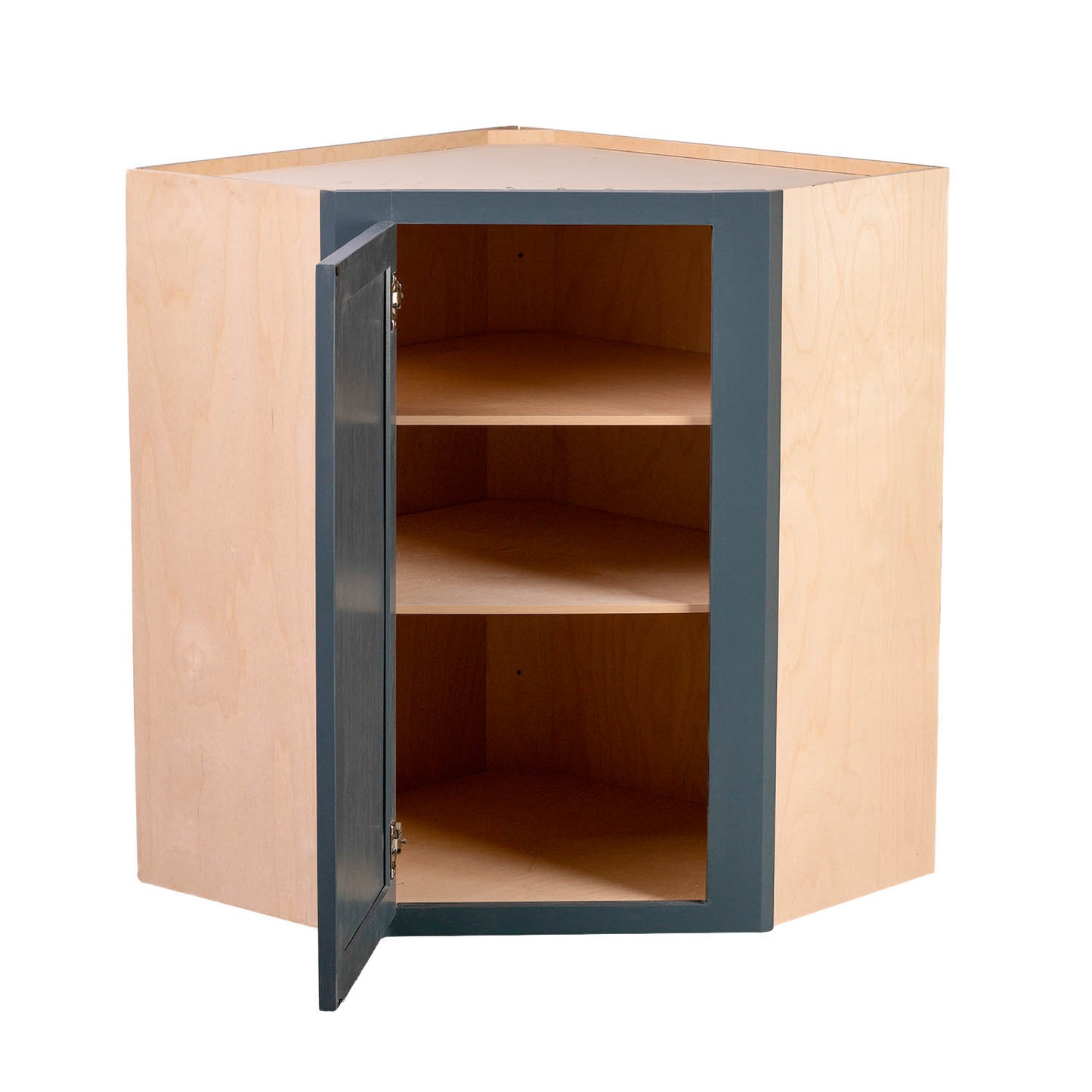 Quicklock RTA (Ready-to-Assemble) Needlepoint Navy 24"WX30"HX12"D Wall Corner Cabinet