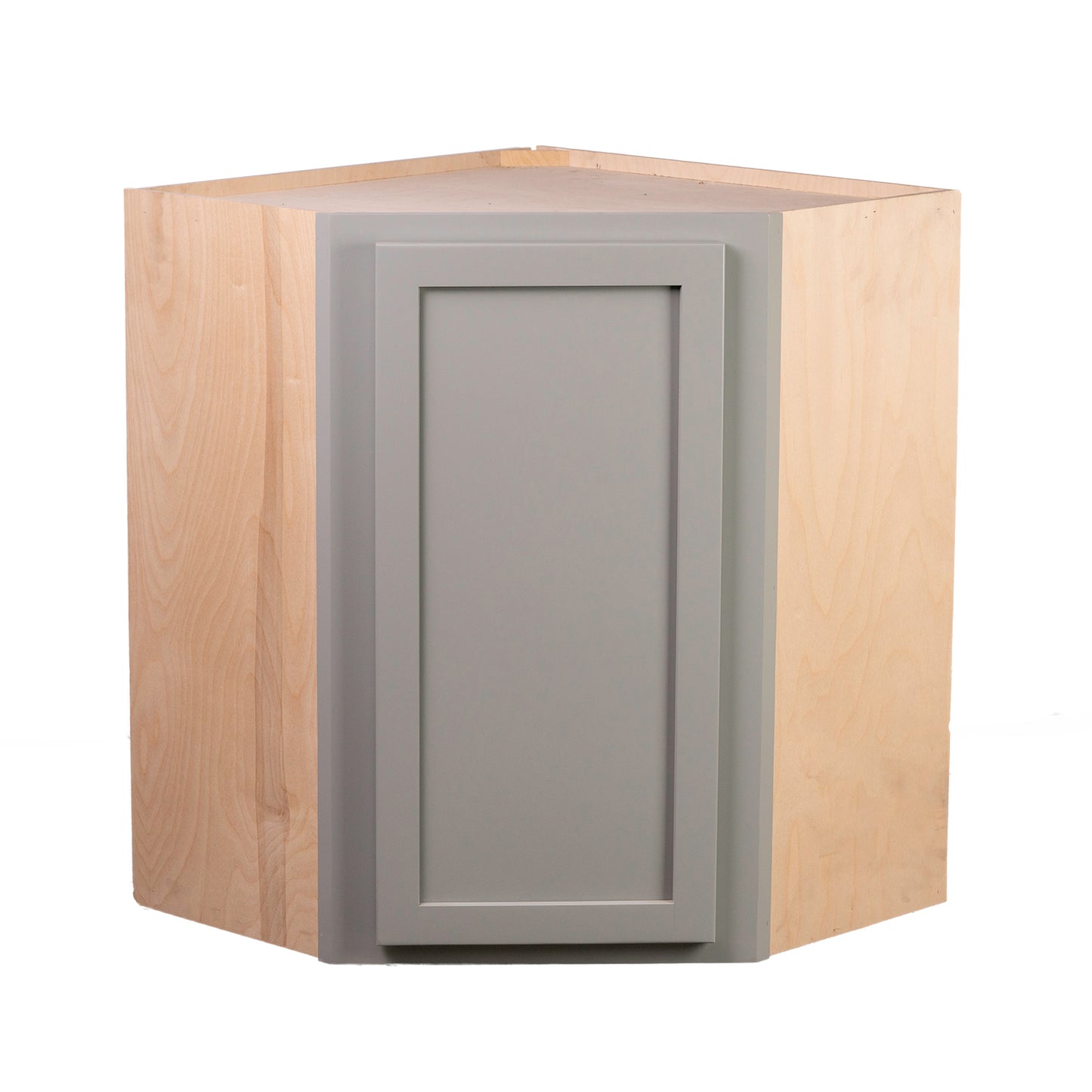 Quicklock RTA (Ready-to-Assemble) Magnetic Grey 24"WX30"HX12"D Wall Corner Cabinet