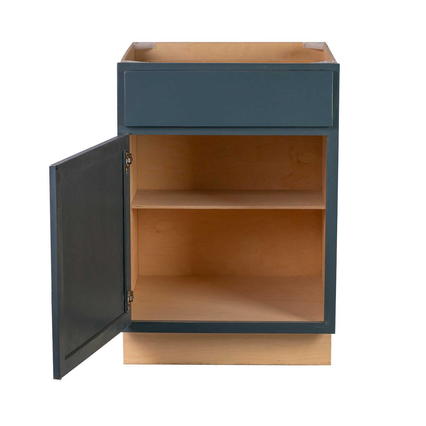 Quicklock RTA (Ready-to-Assemble) Needlepoint Navy Base Cabinet | 12"Wx34.5"Hx24"D