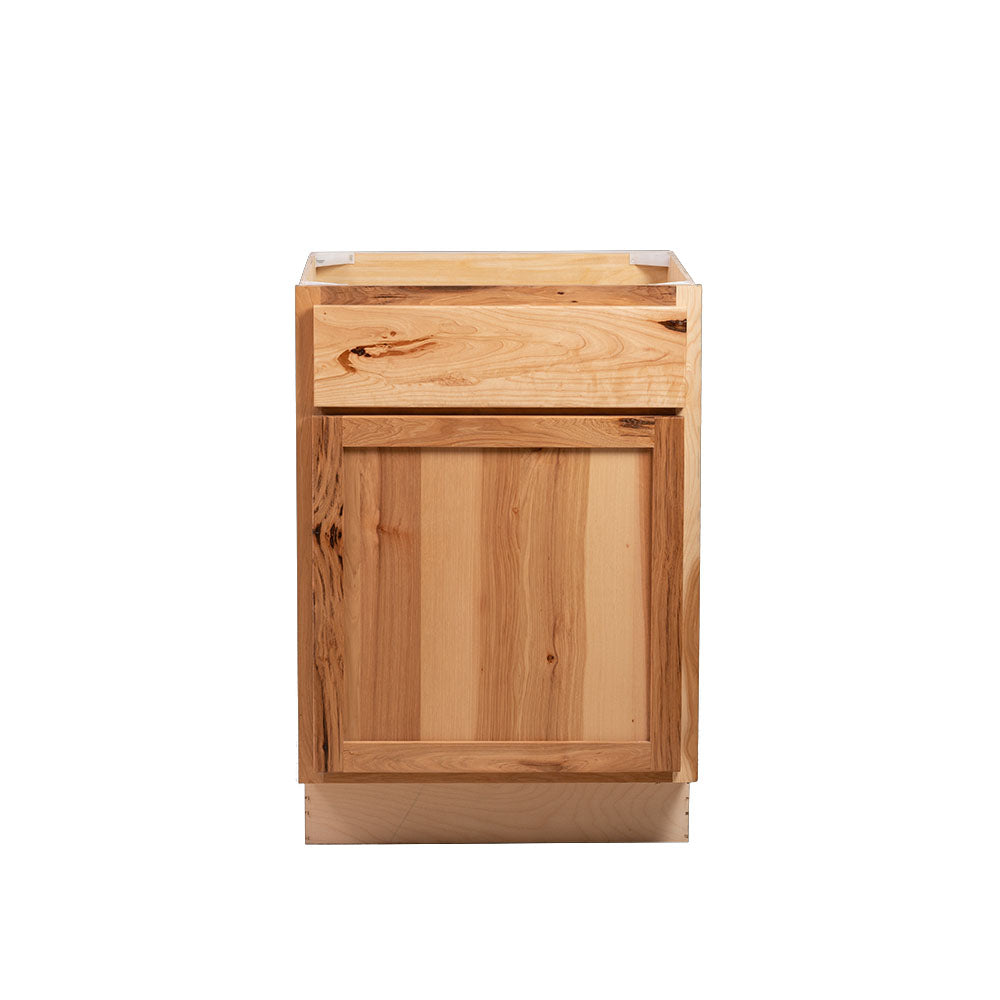 Quicklock RTA (Ready-to-Assemble) Rustic Hickory Base Cabinet | 12"Wx34.5"Hx24"D