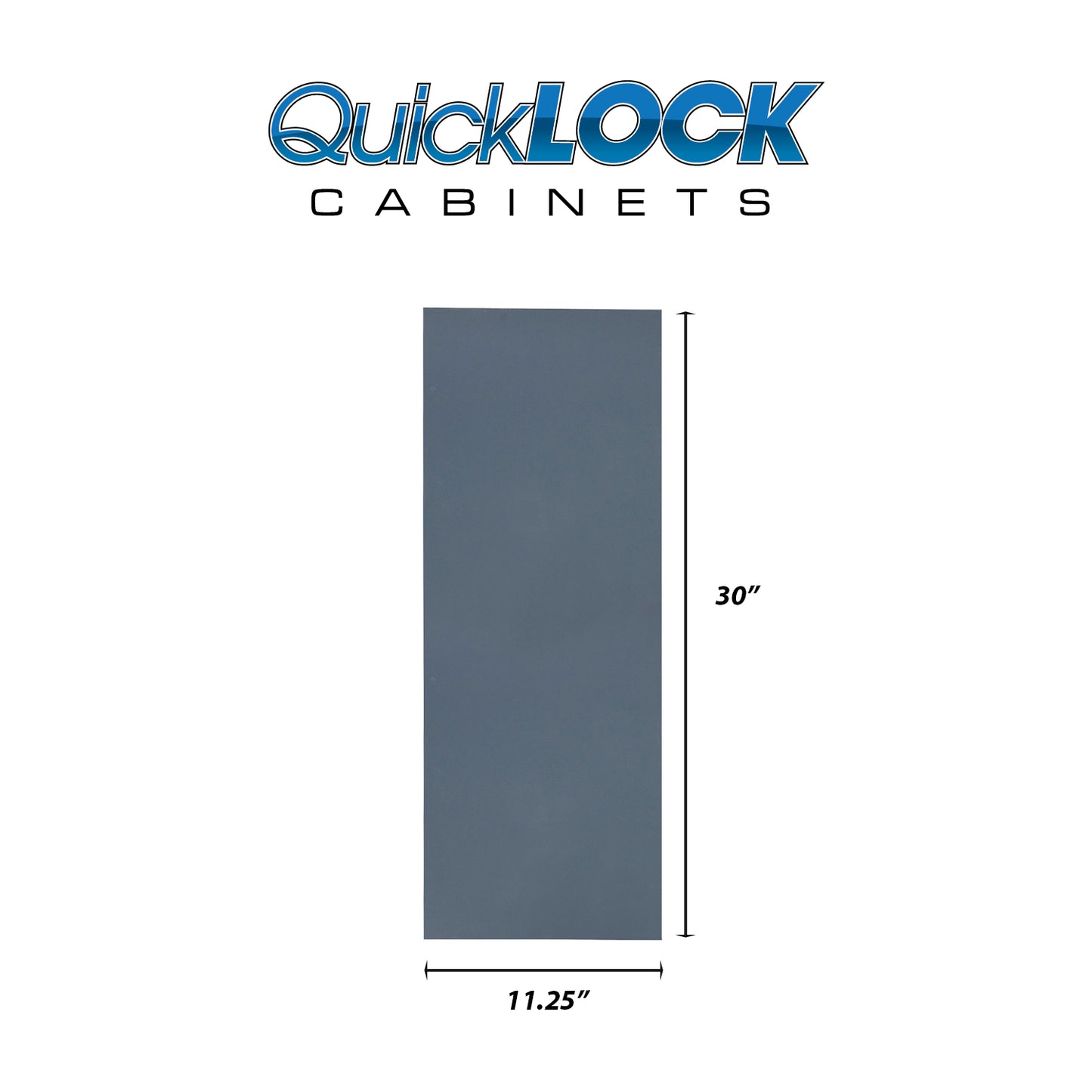 Quicklock RTA (Ready-to-Assemble) Needlepoint Navy .25"X11.25"X30" End Panel
