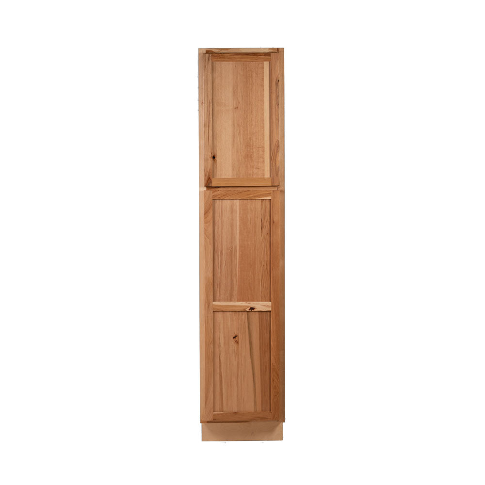 Quicklock RTA (Ready-to-Assemble) Rustic Hickory Pantry Cabinet 18"Wx84"Hx24"D