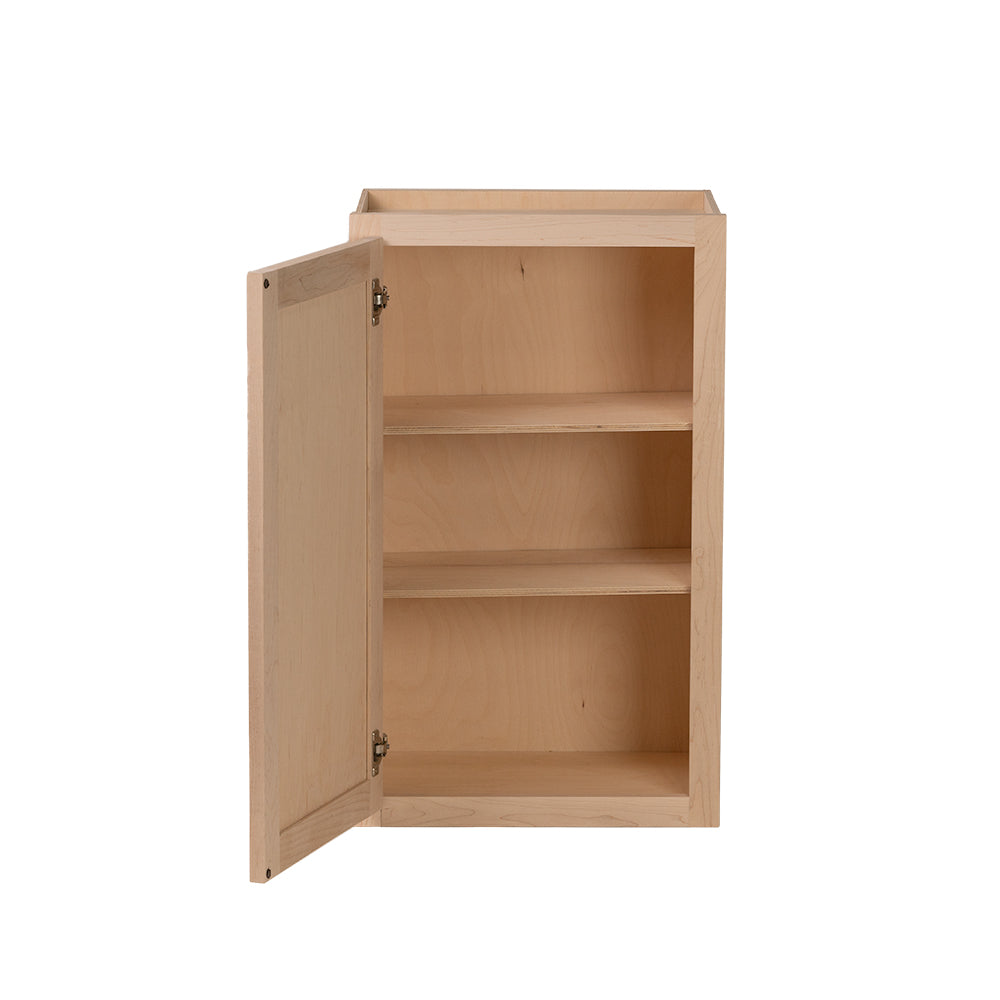 Quicklock RTA (Ready-to-Assemble) Raw Maple 12"Wx30"Hx12"D Wall Cabinet
