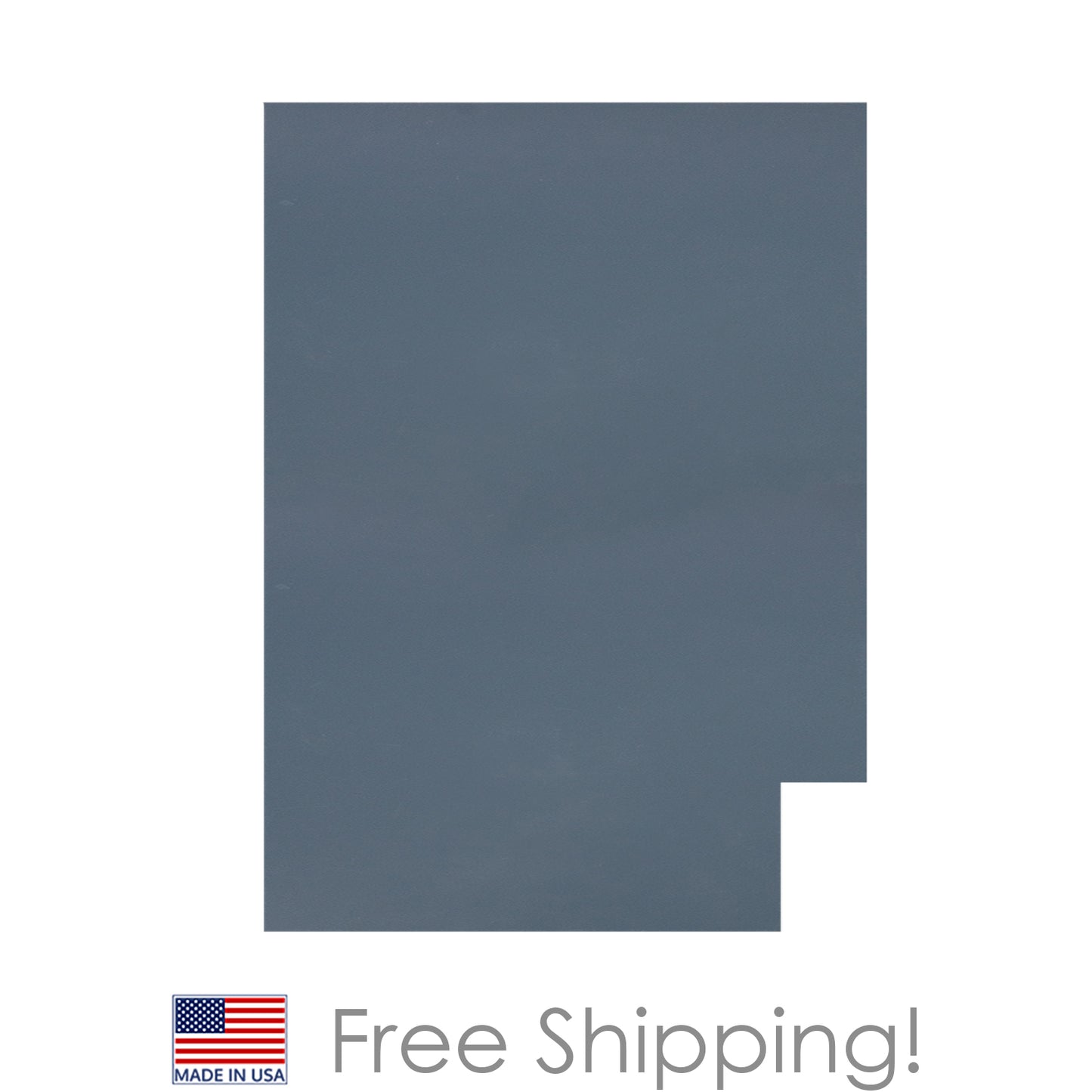 Quicklock RTA (Ready-to-Assemble) Needlepoint Navy .25"X23.25"X34.5" End Panel - Left Side