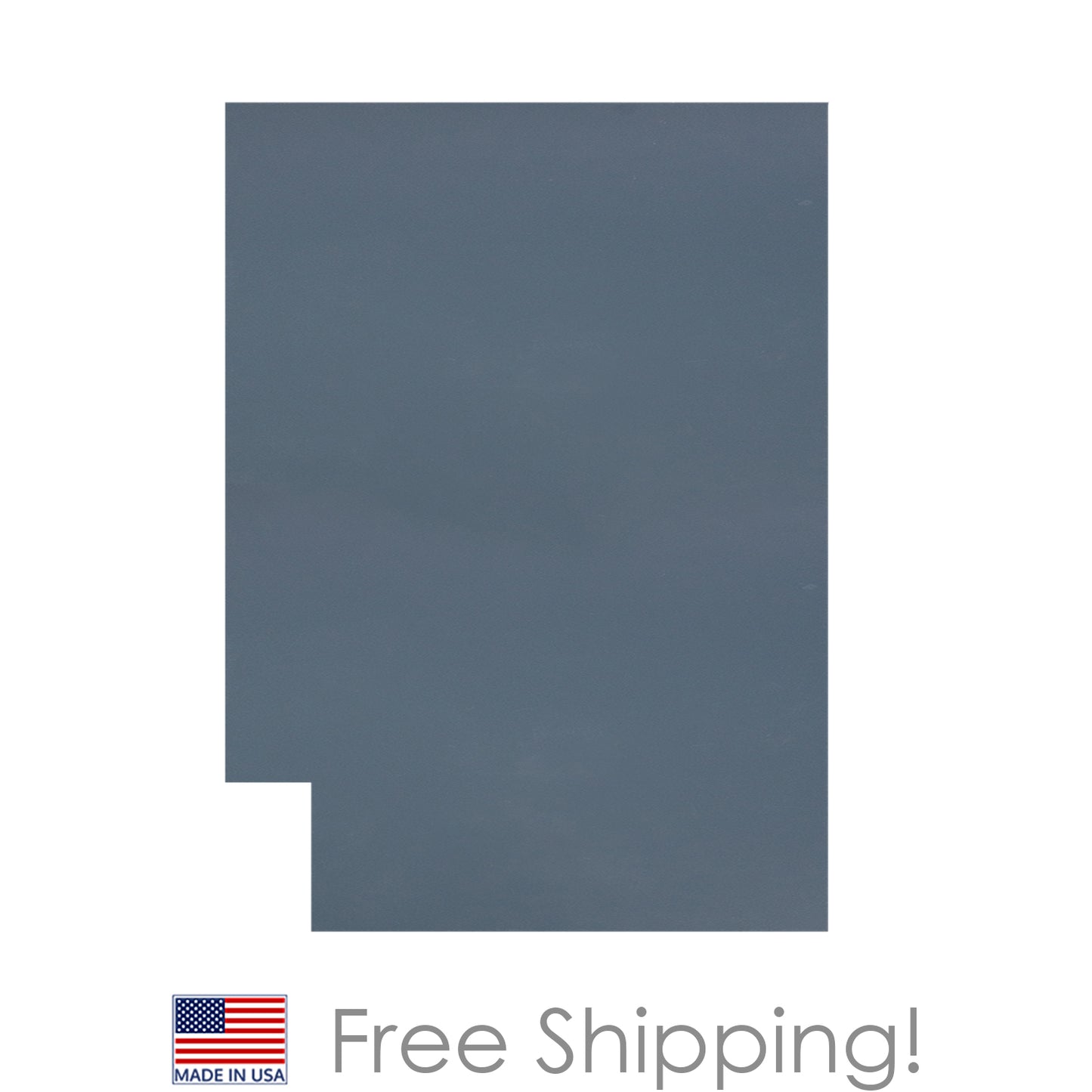 Quicklock RTA (Ready-to-Assemble) Needlepoint Navy .25"X23.25"X34.5" End Panel - Right Side