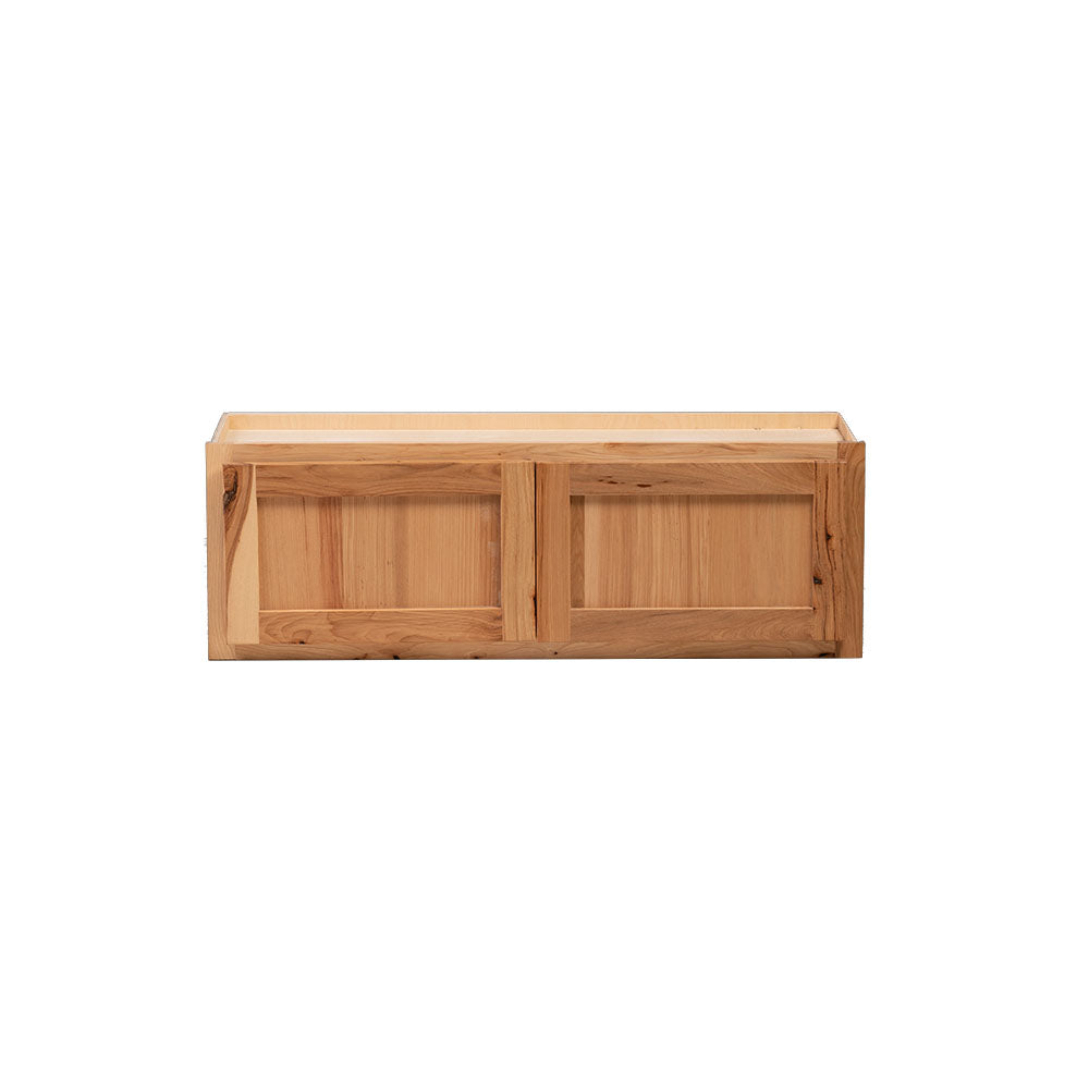 Quicklock RTA (Ready-to-Assemble) Rustic Hickory 30"Wx12"Hx12"D Microwave Wall Cabinet