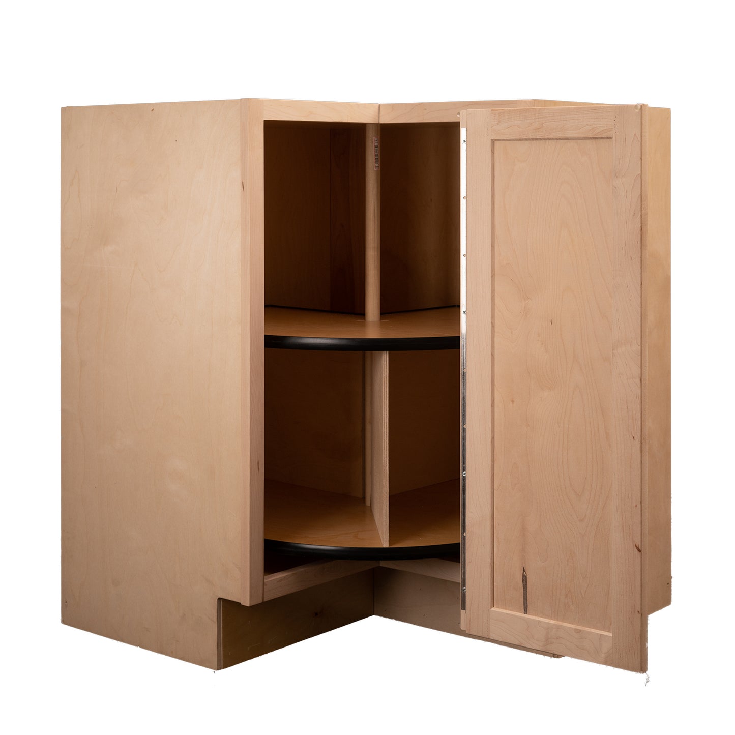 Quicklock RTA (Ready-to-Assemble) Raw Maple Lazy Susan Cabinet | 18"D x 30" W x 34.5"