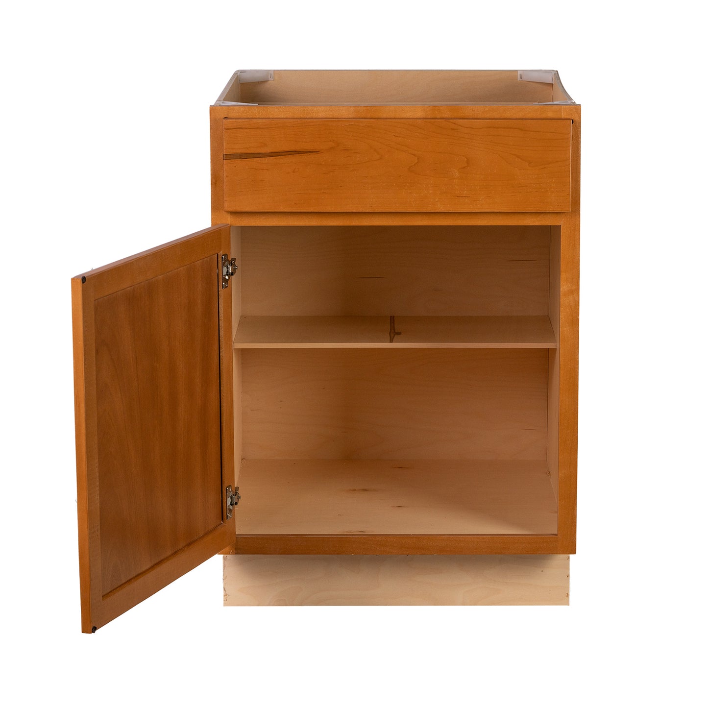 Quicklock RTA (Ready-to-Assemble) Provincial Stain Base Cabinet | 12"Wx34.5"Hx24"D