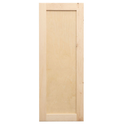Cabinet Door Replacement for 30" Wall Raw Maple