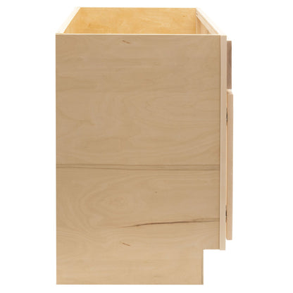 36" Bathroom Vanity | Raw Maple