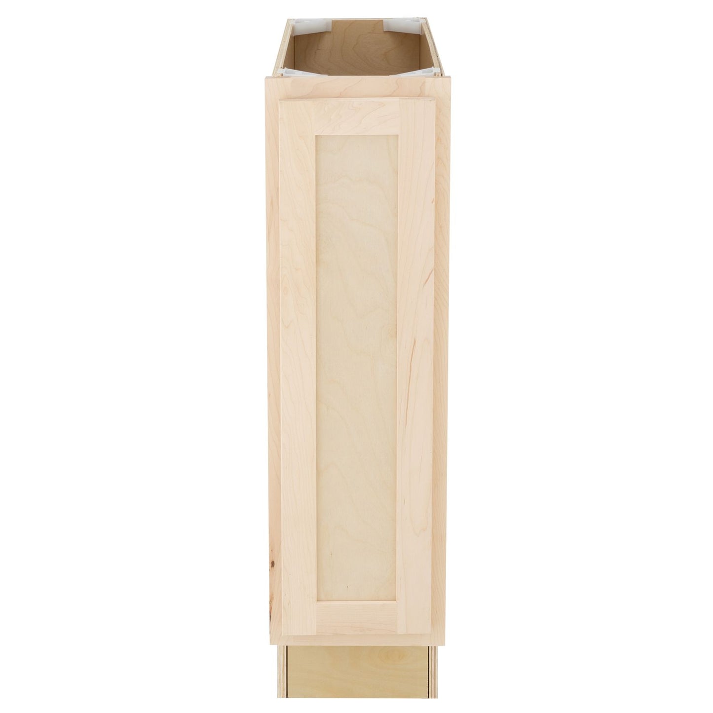 9" Kitchen Cabinet Raw Maple Base Cabinet
