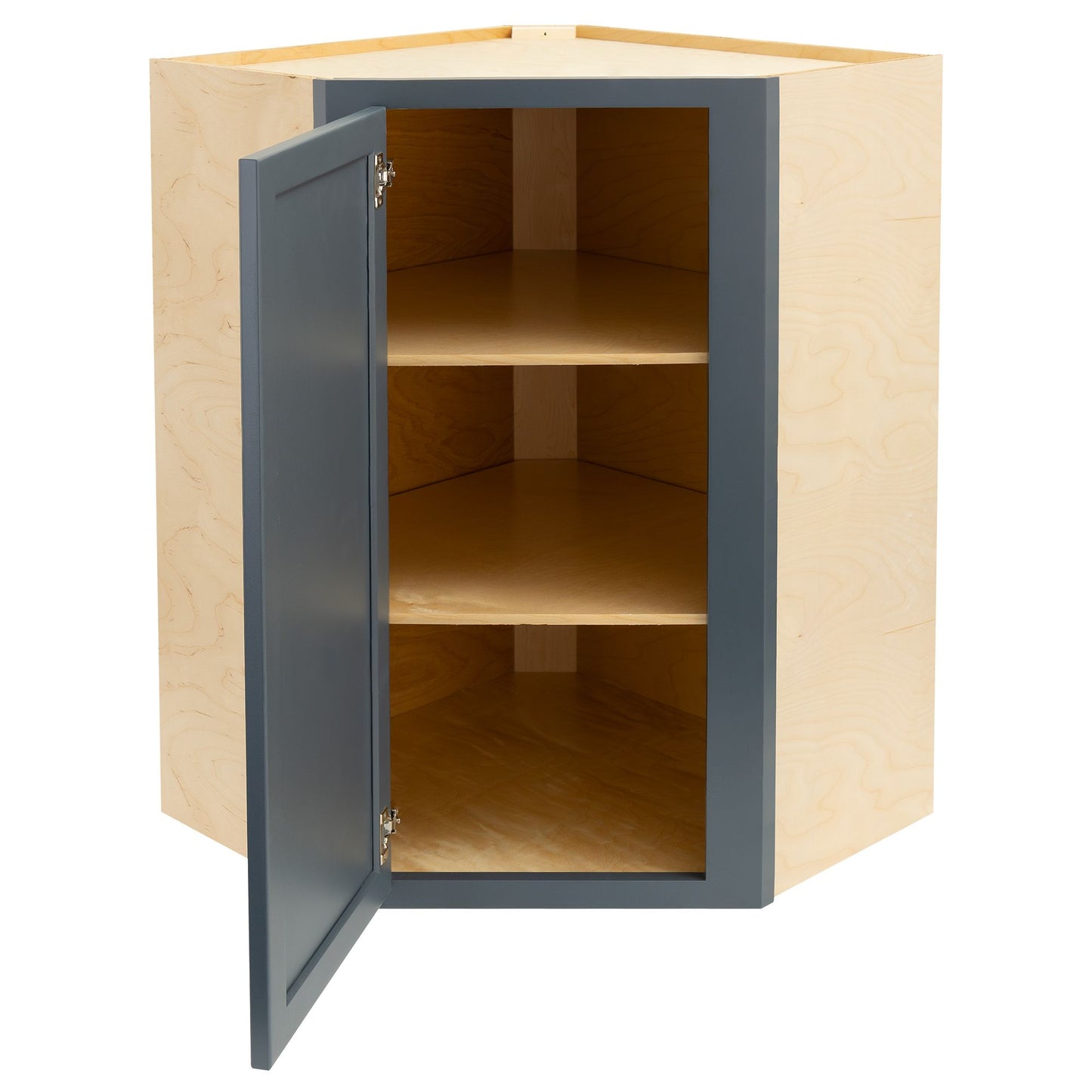 Quicklock Needlepoint Navy Wall Corner Cabinet