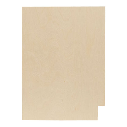 Left and Right Base Cabinet End Panel Raw Maple