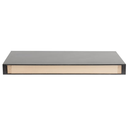Floating Shelf | Espresso Stain | 12" Depth