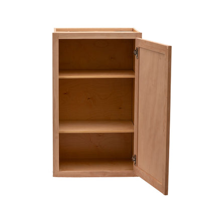 18" - 24" Wall Kitchen Cabinet Raw Cherry