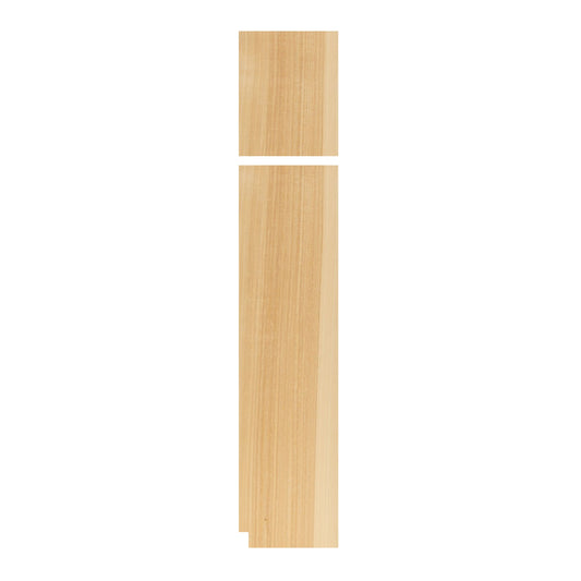 Quicklock Raw Hickory Left and Right Pantry End Panel