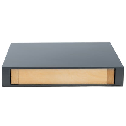Floating Shelf | Needlepoint Navy | 8" Depth
