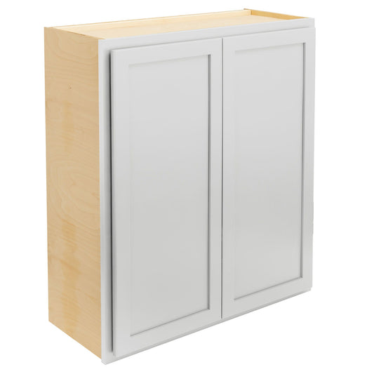 Quicklock Pure White Wall Cabinet - Double Door