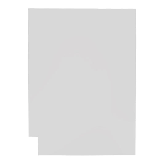 Left and Right Base Cabinet End Panel Pure White