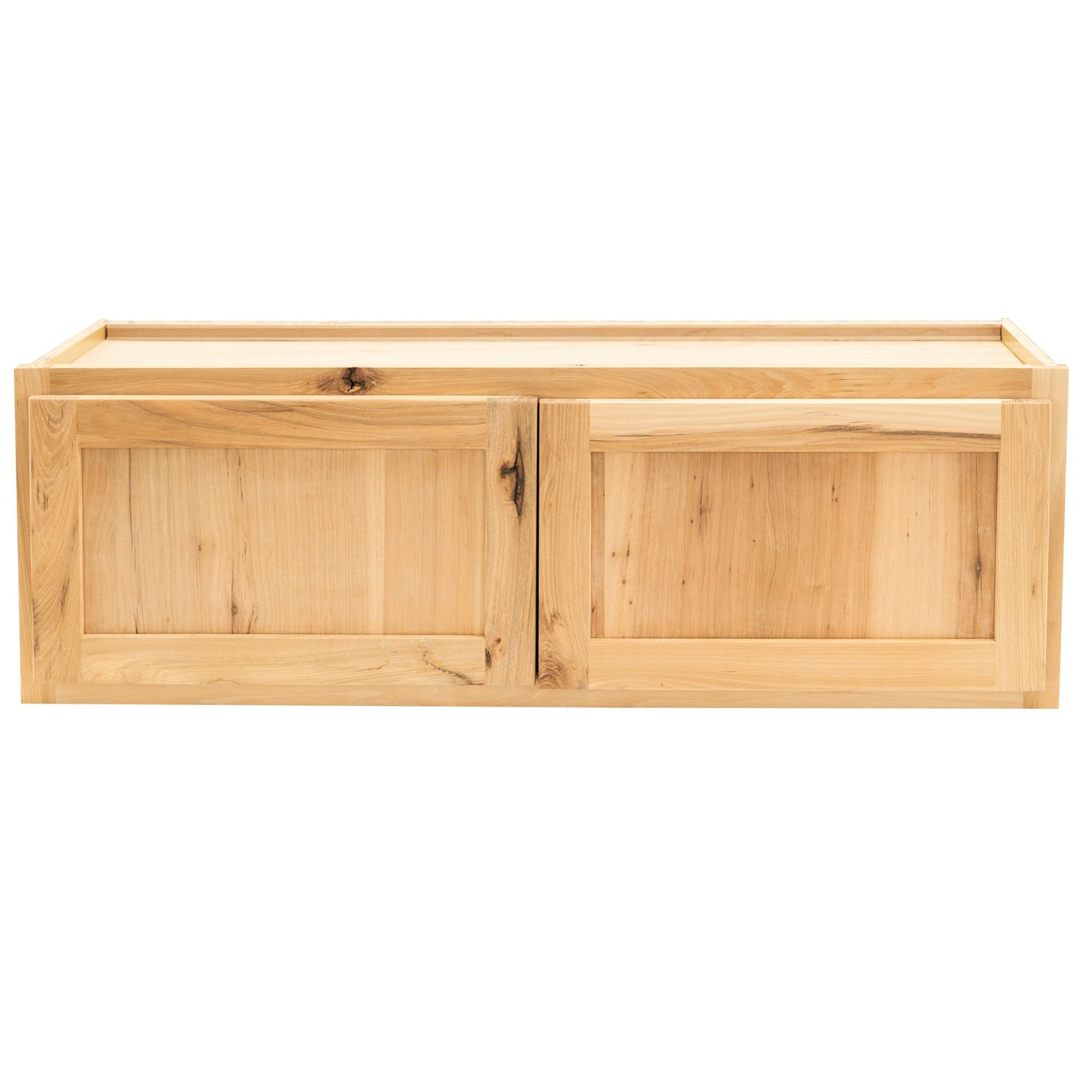 Quicklock Rustic Hickory Refrigerator Wall Cabinet
