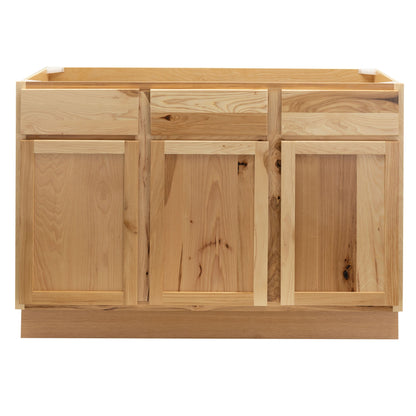 48" Bathroom Vanity | Rustic Hickory