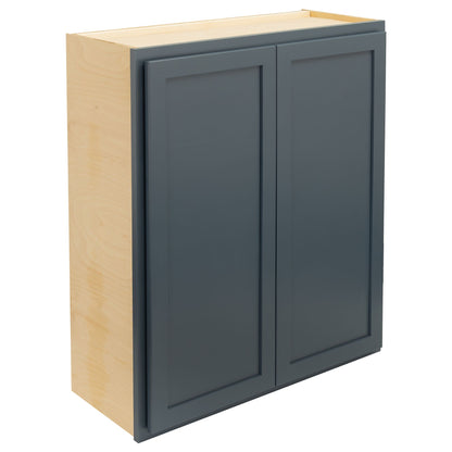 30" - 36" Wall Kitchen Cabinet Needlepoint Navy