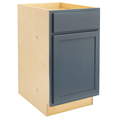 12" - 24" Kitchen Cabinet Needlepoint Navy Base Cabinet
