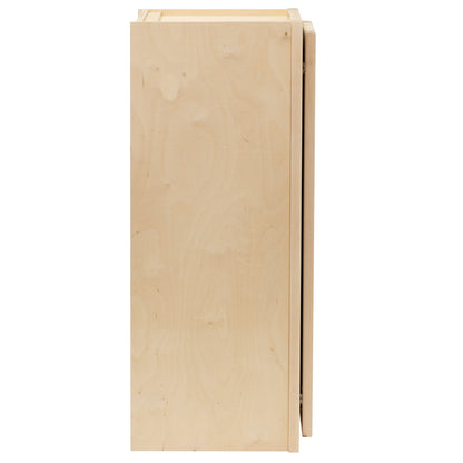 9" Wall Kitchen Cabinet Raw Maple