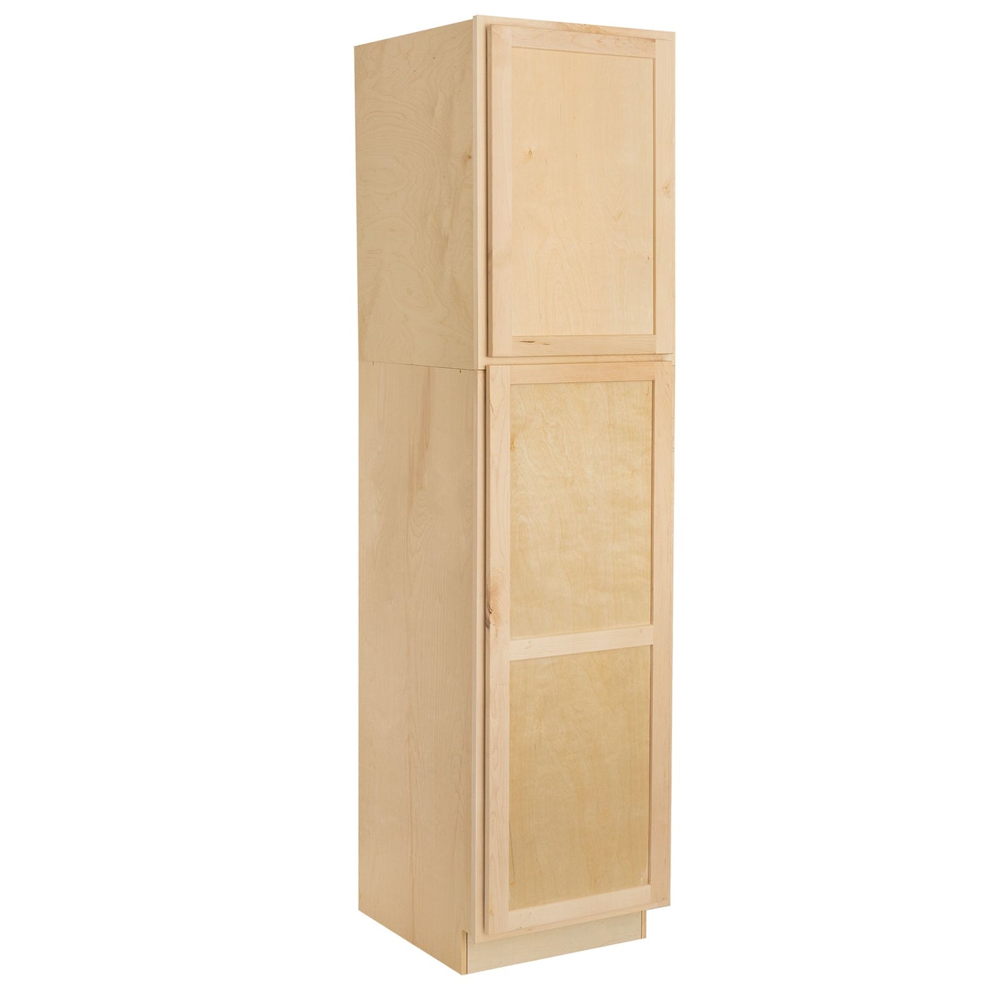 Quicklock Raw Maple Pantry Cabinet