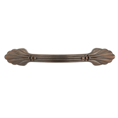 Drawer Pull & Cabinet Handle 3" Weathered Copper with Center Arch