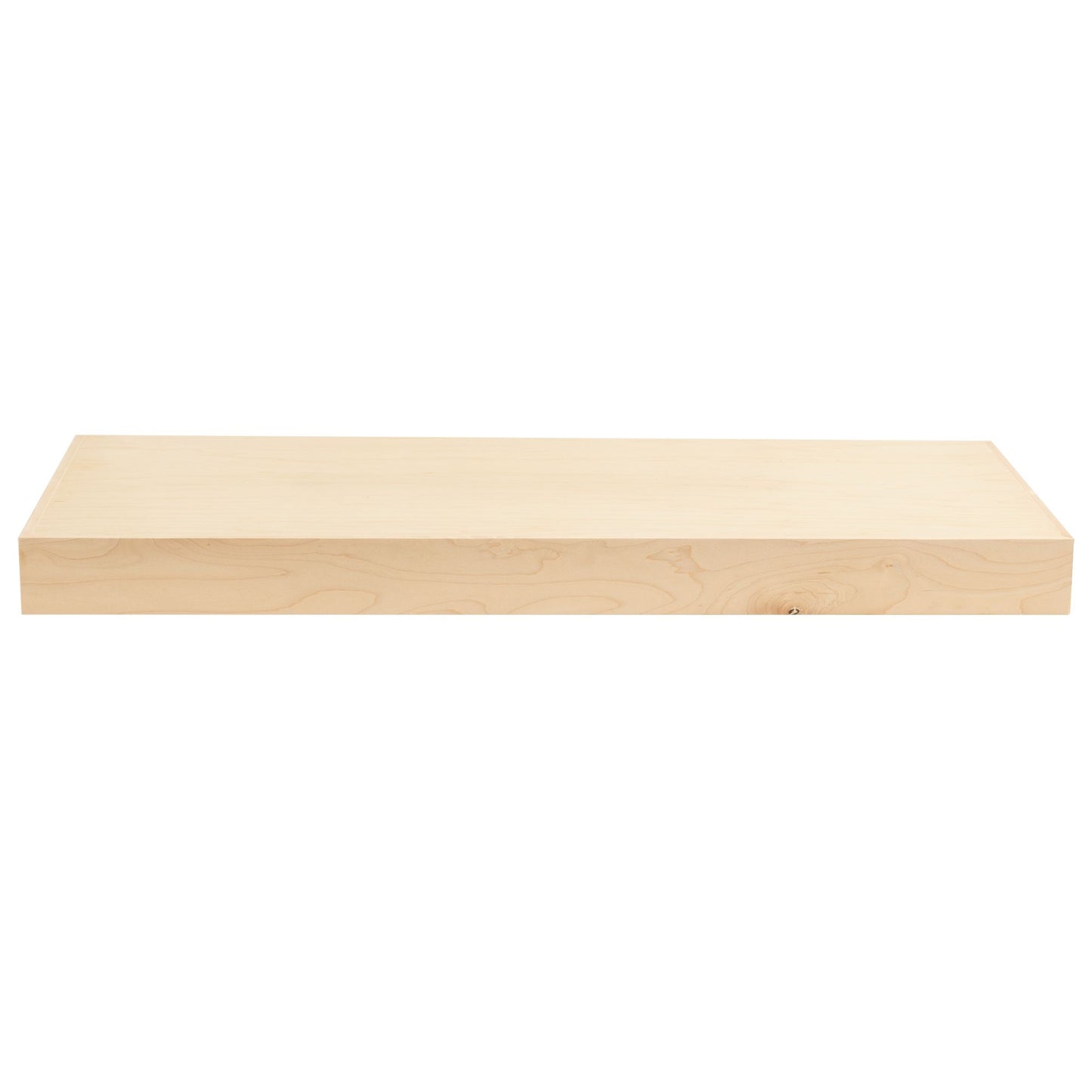 Quicklock Raw Maple Floating Shelf - Slim