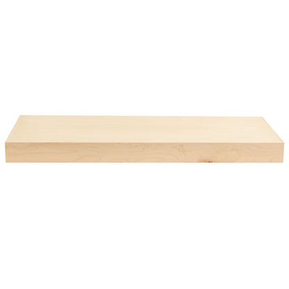 Floating Shelf | Raw Maple | 12" Depth