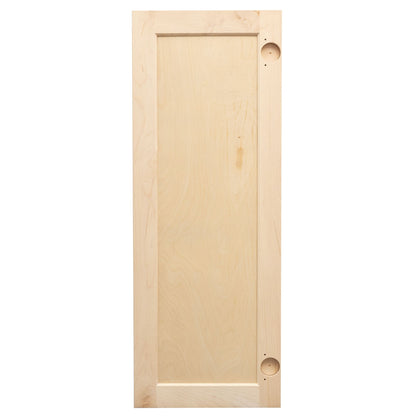 Cabinet Door Replacement for 30" Wall Raw Maple