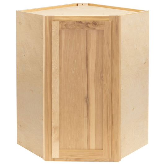 Quicklock Rustic Hickory Wall Corner Cabinet