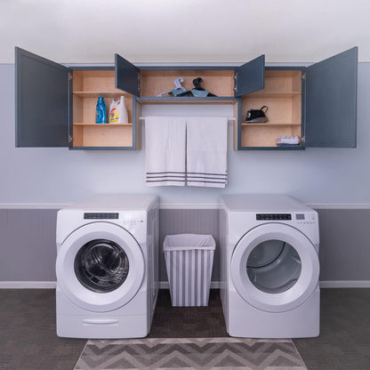 Laundry Room 3 Cabinet Set Needlepoint Navy