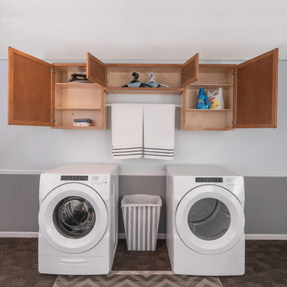 Laundry Room 3 Cabinet Set Provincial Stain