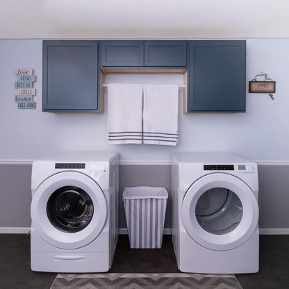 Laundry Room 3 Cabinet Set Needlepoint Navy
