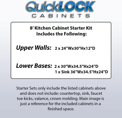Kitchen Cabinet Set Raw Maple