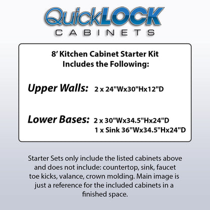 Kitchen Cabinet Set Rustic Hickory