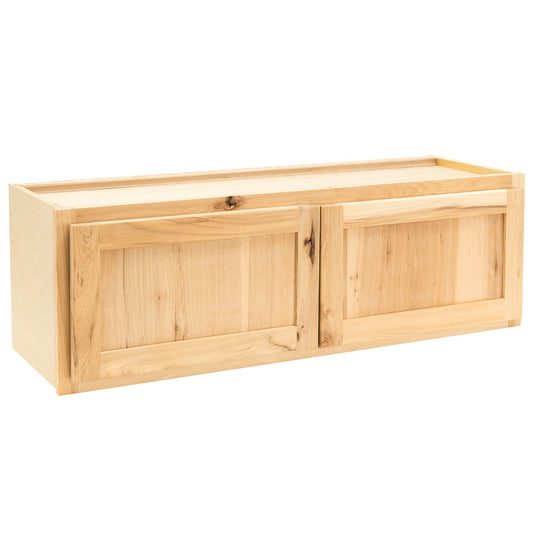 Quicklock Rustic Hickory Refrigerator Wall Cabinet