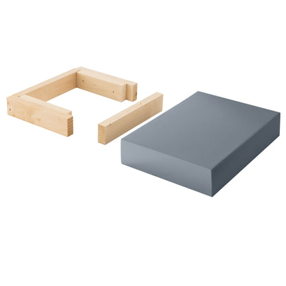 Floating Shelf | Needlepoint Navy | 8" Depth