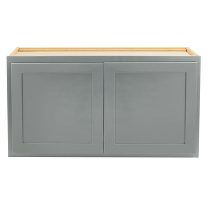 Microwave Wall Kitchen Cabinet Magnetic Gray