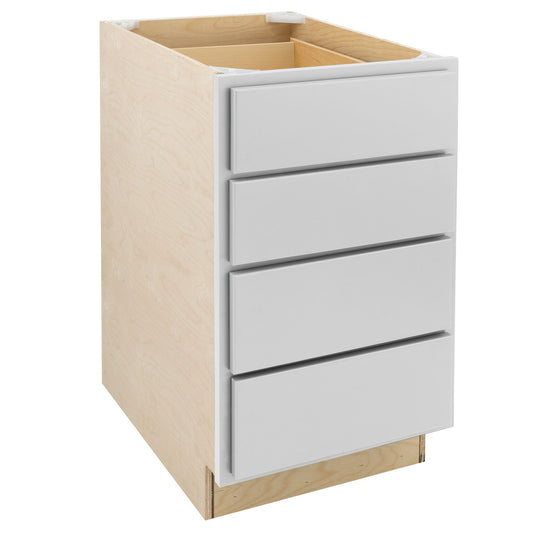 4 Drawer Kitchen Cabinet Pure White Base Cabinet