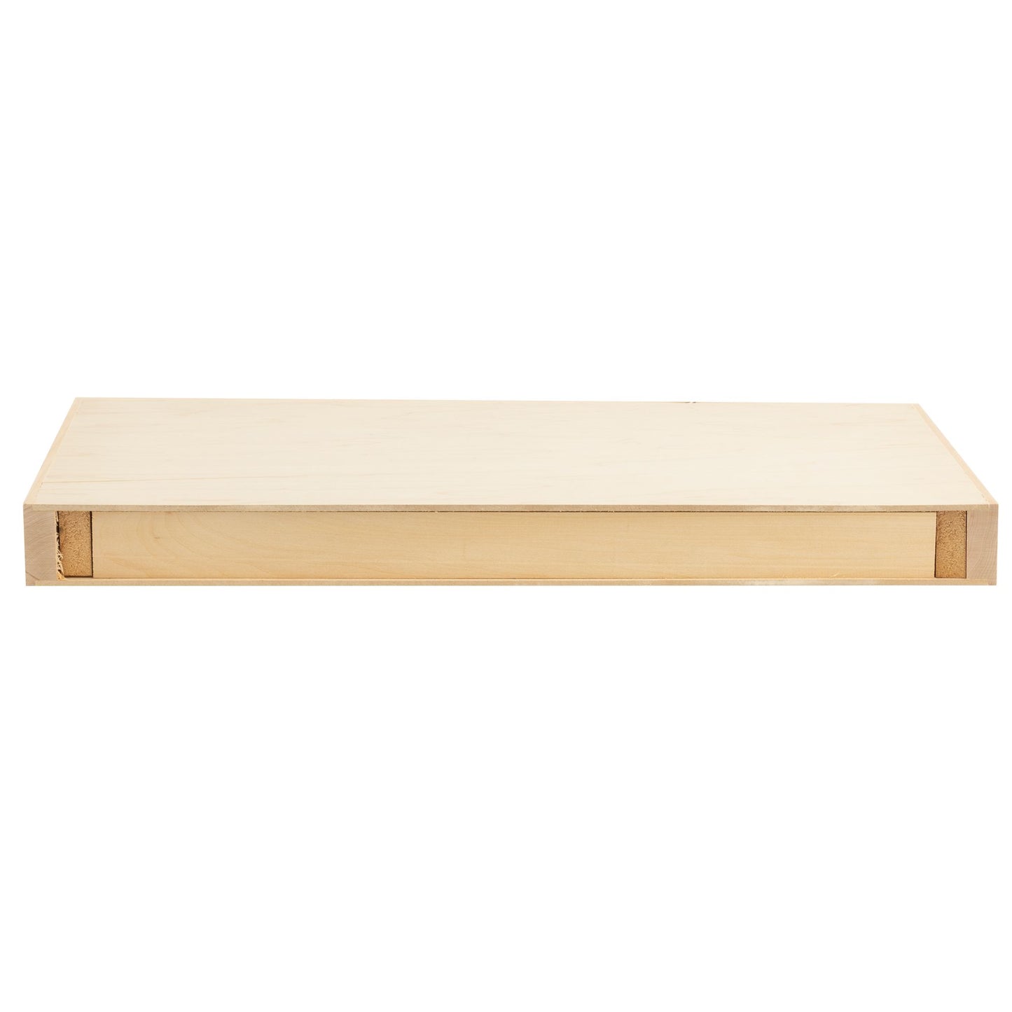 Quicklock Raw Maple Floating Shelf - Slim
